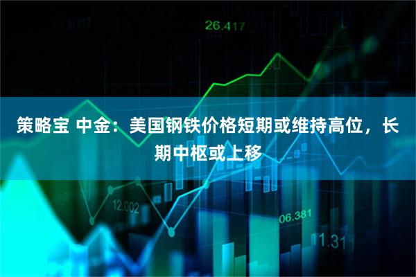 策略宝 中金：美国钢铁价格短期或维持高位，长期中枢或上移